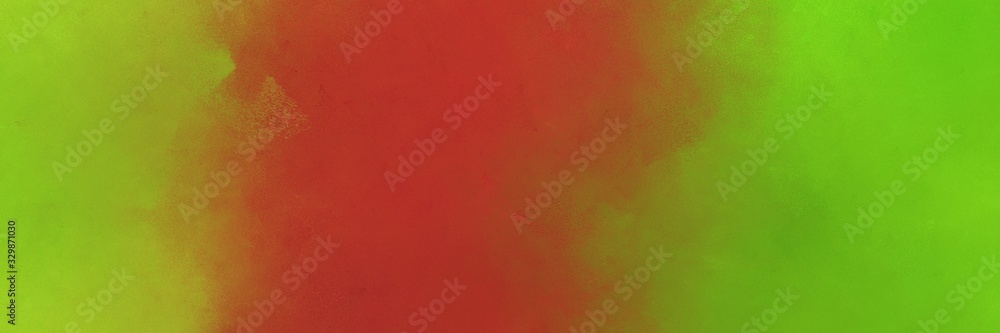 abstract painting background texture with olive drab and moderate green colors and space for text or image. can be used as horizontal header or banner orientation