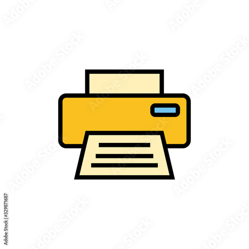 Wallpaper Mural Printer icon isolated on white background. print icon. Fax vector icon. Torontodigital.ca