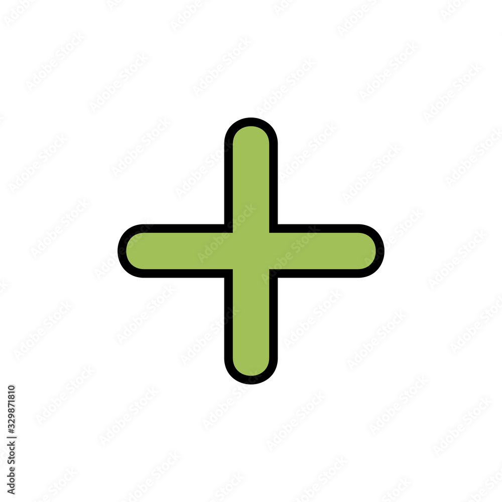 Plus Icon isolated on white background. Add plus icon. Addition sign. Medical Plus icon Plus Icon isolated on white background. Add plus icon. Addition sign. Medical Plus icon