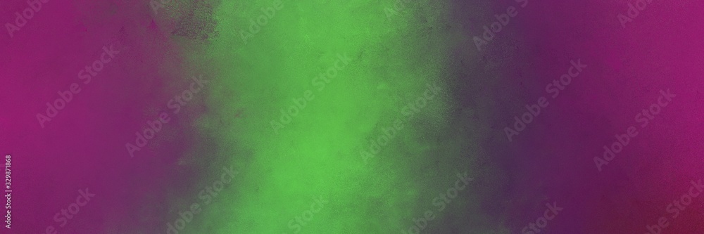 vintage abstract painted background with old mauve and moderate green colors and space for text or image. can be used as header or banner
