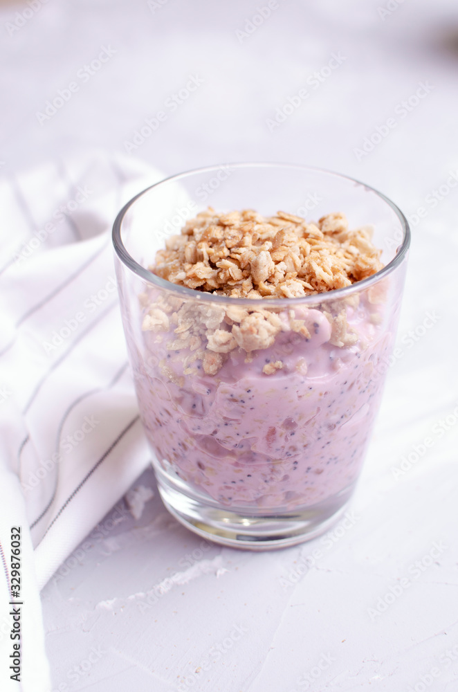 Organic Granola Cereal with oats, flax, almond, and sunflower seeds Organic Granola Cereal with oats, flax, almond, and sunflower seeds