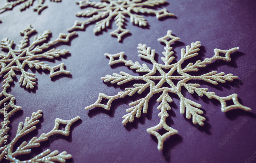 snowflakes winter. Christmas tree decorations. background snowflakes winter. Christmas tree decorations. background