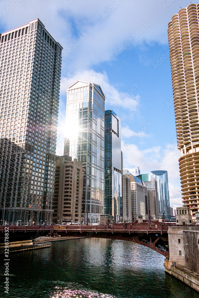 Obraz premium skyscrapers in chicago
