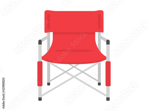レジャー用の椅子のイラスト