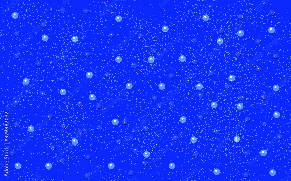 Pattern: air bubbles underwater on a blue background, underwater world. Vector illustration, template graphic design for posters, flyers, cards, vouchers, etc. Pattern: air bubbles underwater on a blue background, underwater world. Vector illustration, template graphic design for posters, flyers, cards, vouchers, etc.