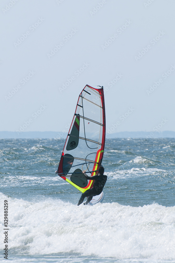 Naklejka premium windsurfing