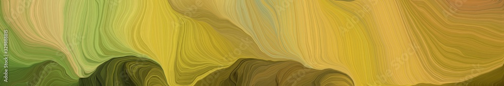 landscape orientation graphic with waves. modern curvy waves background design with peru, dark olive green and olive drab color landscape orientation graphic with waves. modern curvy waves background design with peru, dark olive green and olive drab color
