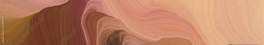 wide colored banner background with dark salmon, chocolate and brown color. modern curvy waves background illustration wide colored banner background with dark salmon, chocolate and brown color. modern curvy waves background illustration