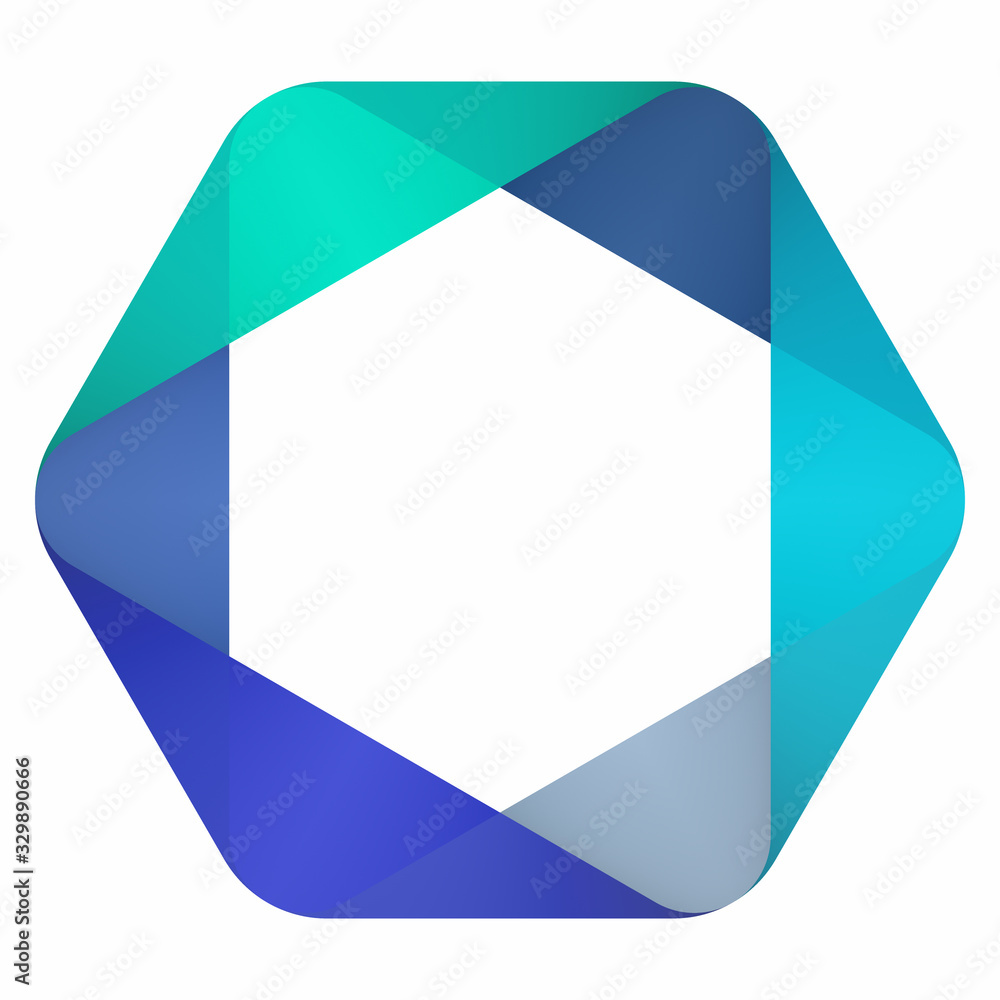 colored hexagon band colored hexagon band