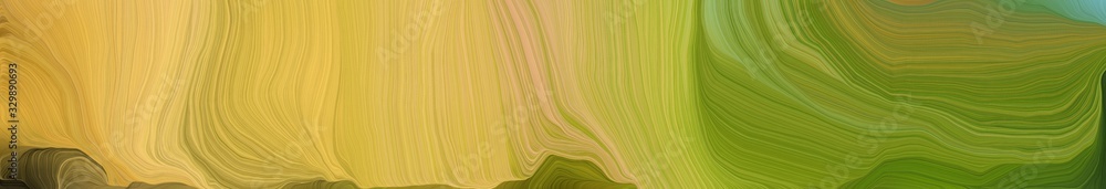 wide colored banner with waves. modern soft curvy waves background design with dark khaki, olive drab and dark olive green color wide colored banner with waves. modern soft curvy waves background design with dark khaki, olive drab and dark olive green color