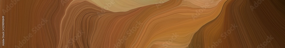 wide colored banner with waves. elegant curvy swirl waves background design with brown, saddle brown and very dark red color wide colored banner with waves. elegant curvy swirl waves background design with brown, saddle brown and very dark red color