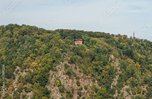 Rosstrappe mountains near Thale in the Harz Mountains photo