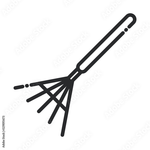 cleaning, duster equipment domestic hygiene line style icon