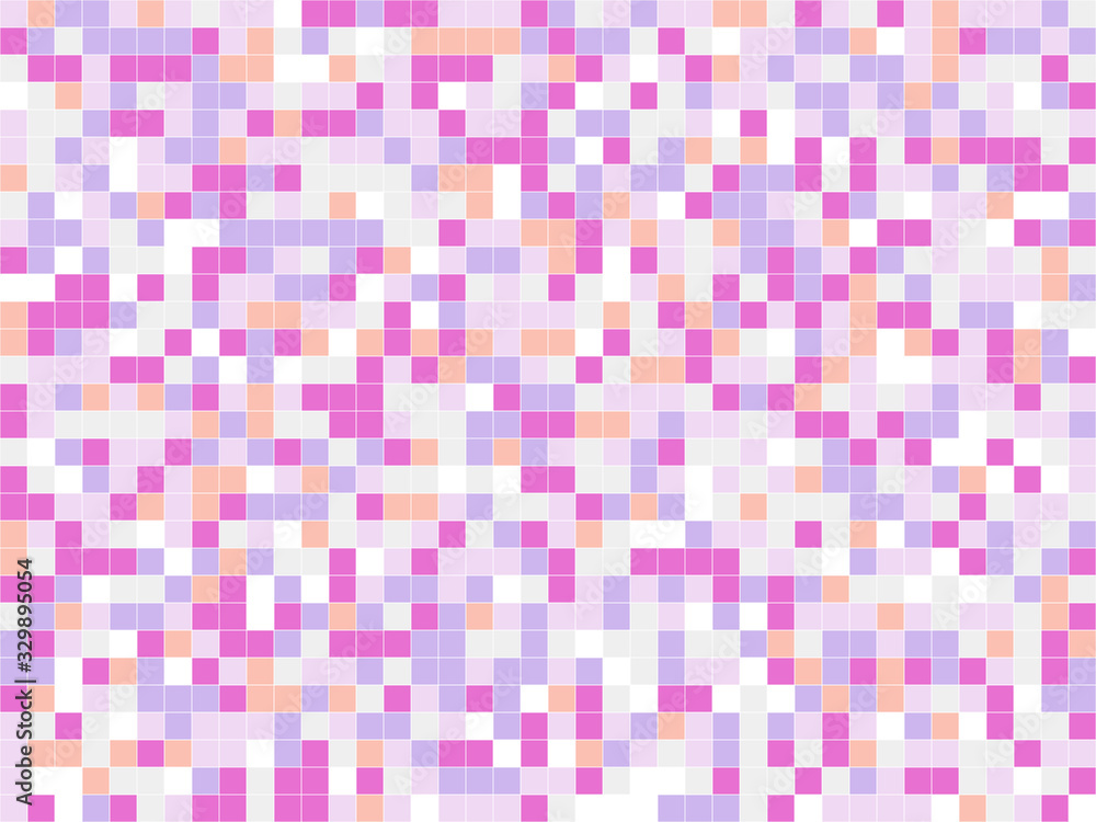 Mosaic pattern of squares of pink purple and beige. Mosaic seamless pattern. Mosaic pattern of squares of pink purple and beige. Mosaic seamless pattern.