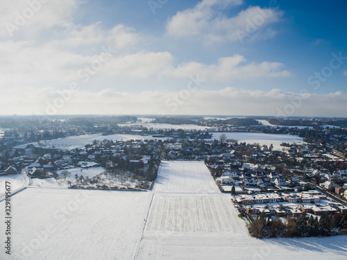 Viersen Heimer in winter with snow