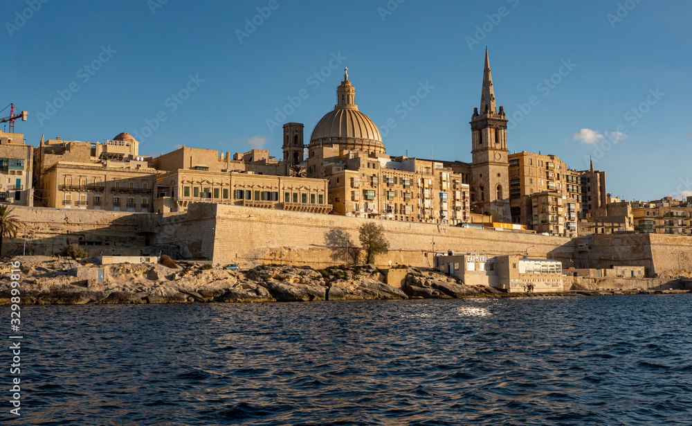 Cityscapes of Valletta - the capital city of Malta - travel photography