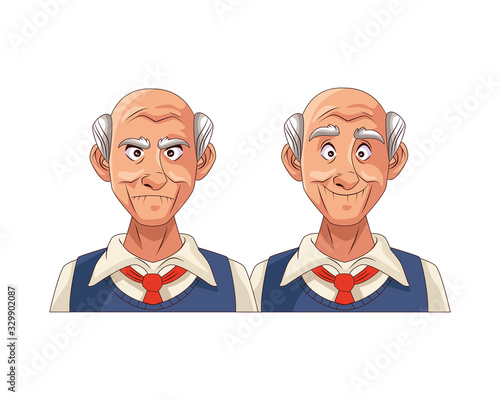 couple of old grandfathers characters