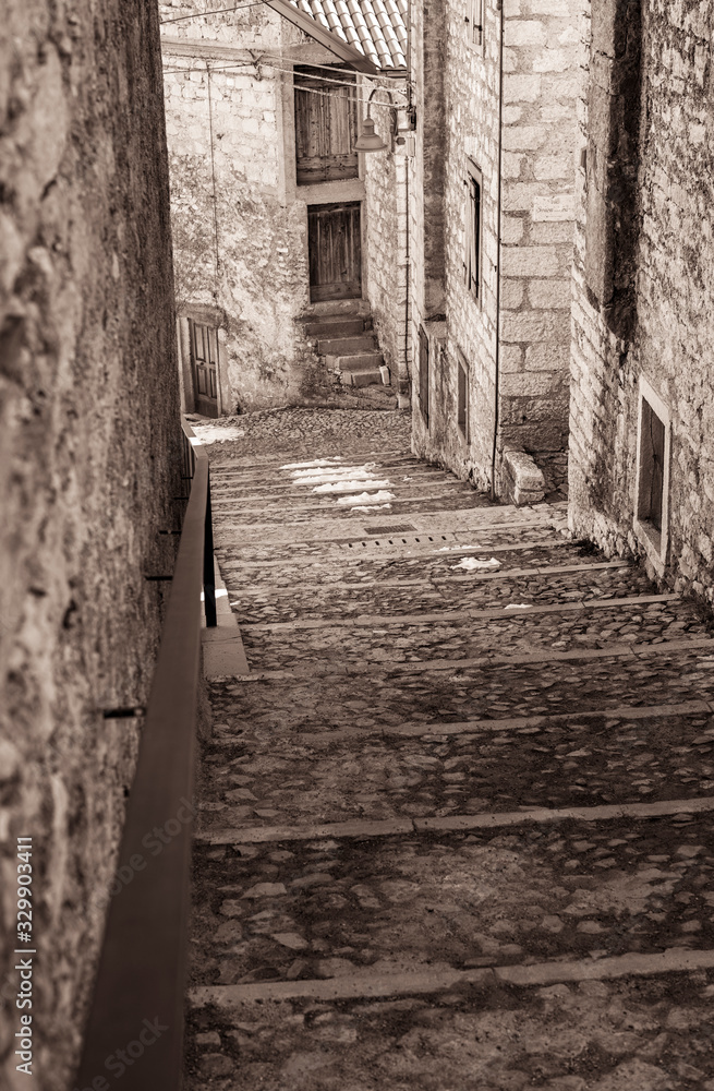 Obraz premium scale in bianco e nero