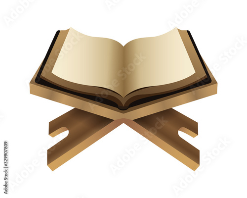 koran book islam religion icon