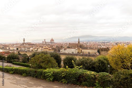 Awesome Cityscapes from Piazzale Michelangelo Lookout in Florence  Italy.