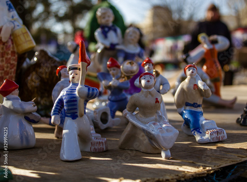 porcelain vintage figurines. soviet art