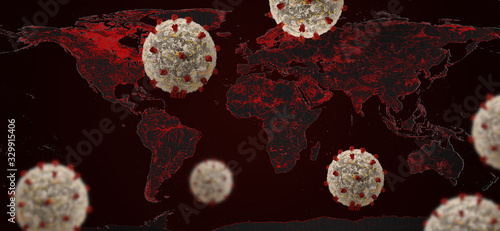 symbolic image virus cell a...