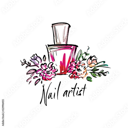 Logo of the nail artist