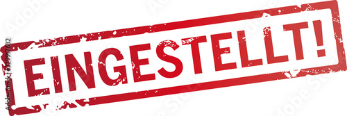 stempel eingestellt