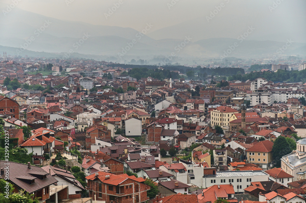 View of the city of Prizren, Kosovo