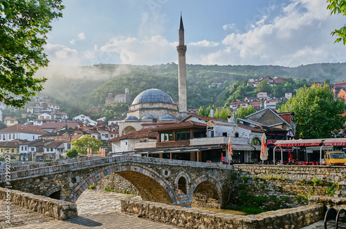 Sinan-Pasha Mosque in central Prizren, Kosovo photo