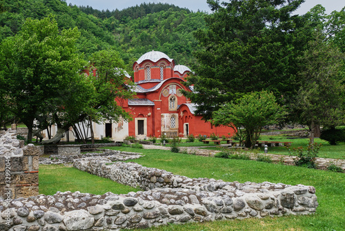 The Church complex of the Monastery of Peć, Kosovo