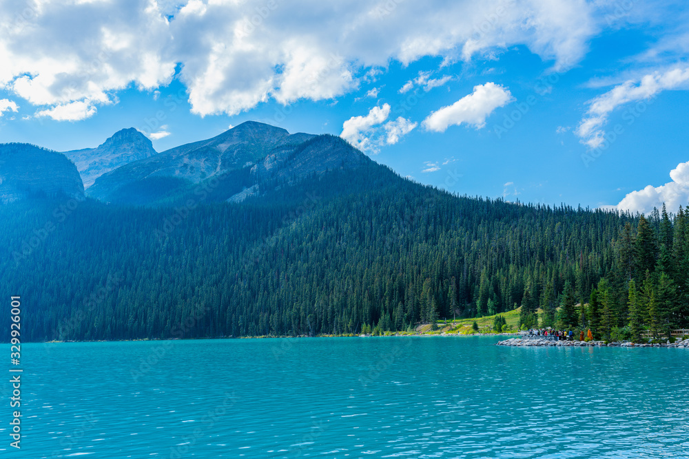 Lake Louise in the Rocky Mountains