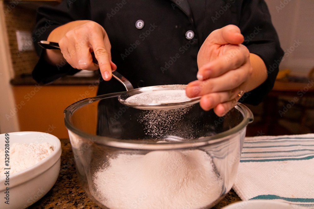 Mixing Baking Ingredients