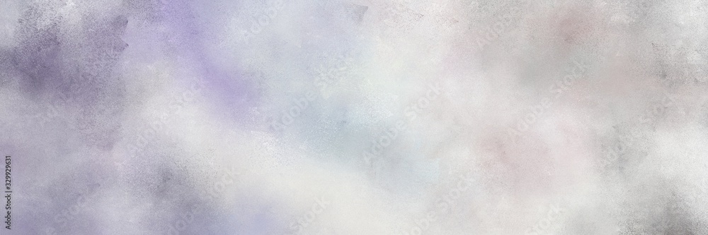 Obraz premium painted aged horizontal design background with light gray, light slate gray and old lavender color