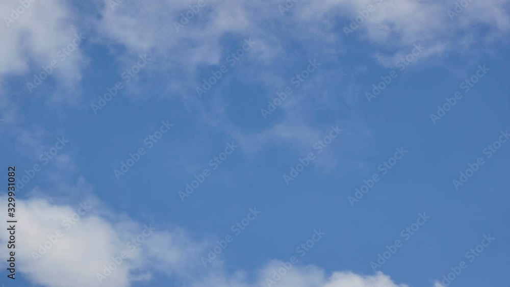 Time lapse blue sky clouds space weather. Clouds weather rolling puffy moving. Time lapse blue sky clouds space weather. Clouds weather rolling puffy moving.