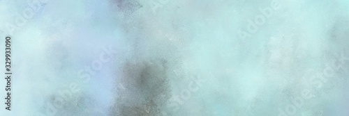 vintage painted art old horizontal texture background  with powder blue, gray gray and dark gray color