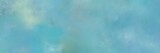 painted grunge horizontal background design with medium aqua marine, pastel blue and blue chill color