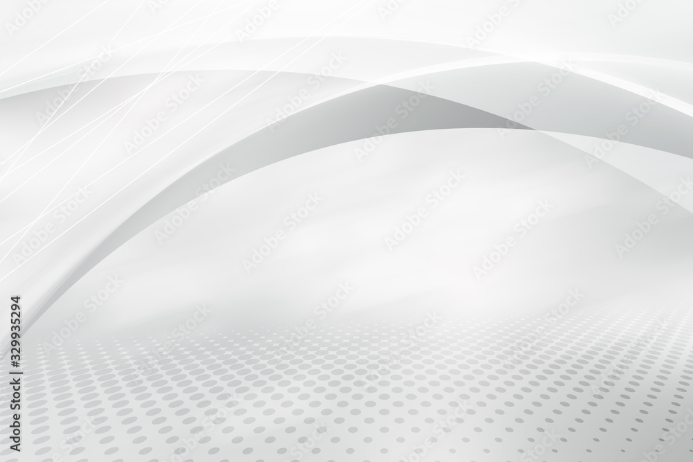 Gray halftone pattern with white line motion backdrop wallpaper. Clean Grey geometric background. Gray halftone pattern with white line motion backdrop wallpaper. Clean Grey geometric background.