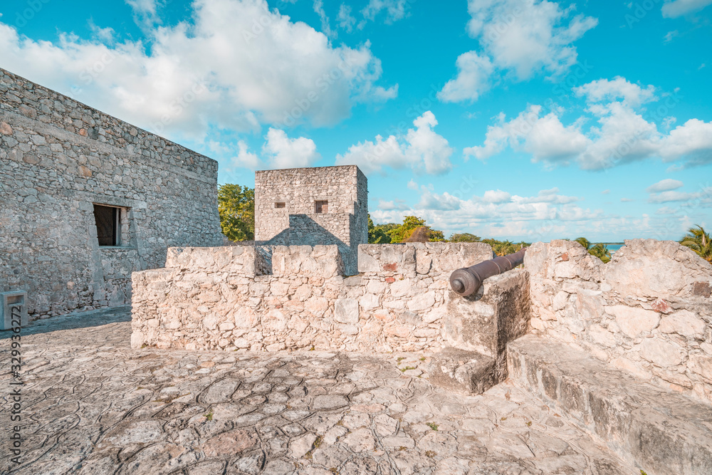 Fort of Bacalar, in Riviera Maya, near Cancun, Mexico