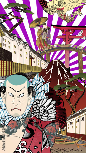 和風コラージュ　その46