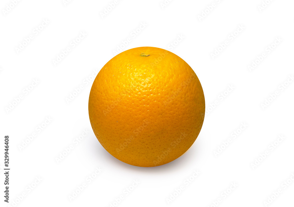 Orange fruit on white background Orange fruit on white background