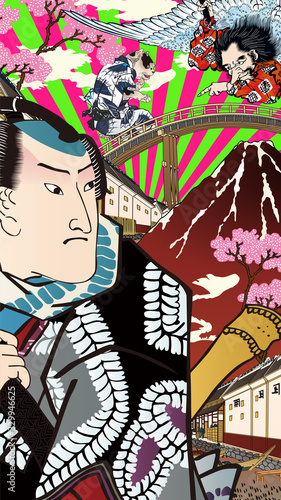 和風コラージュ　その43