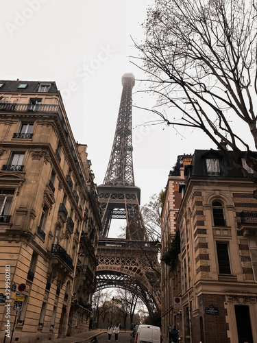 Close to the Eiffel tower  symbol of Paris.