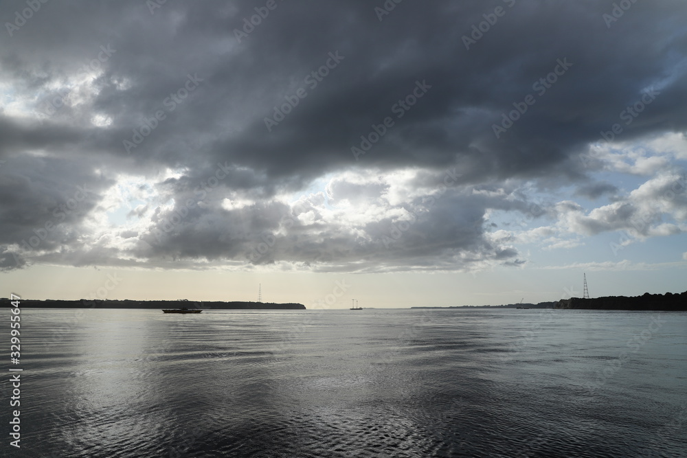 Atardecer en Canal Chacao