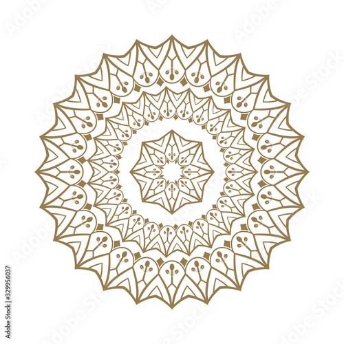 India golden mandala ramadan kareem icon