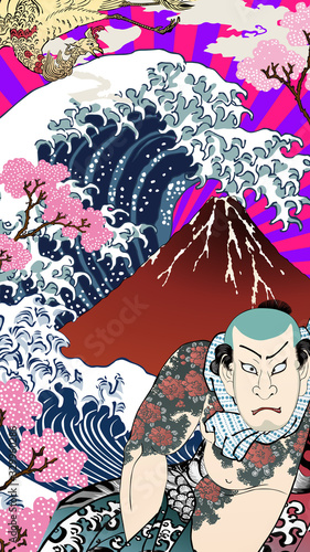 和風コラージュ　その56