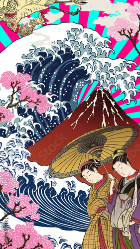 和風コラージュ　その58