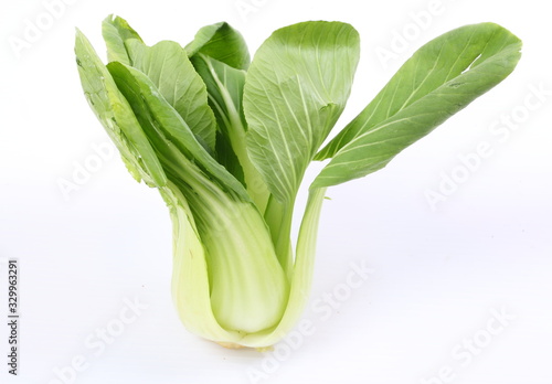 Chinese cabbage vegetable on a white background.