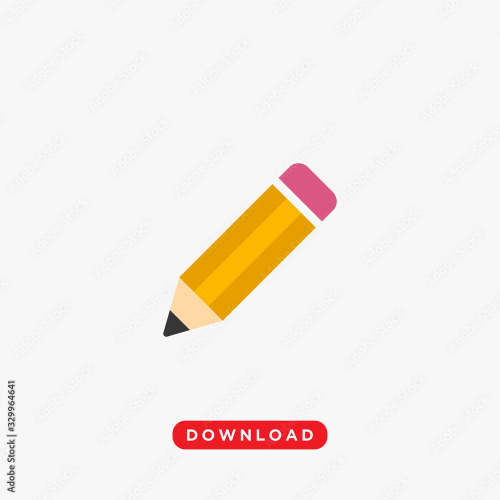 Pencil Icon Design, Vector EPS10 Pencil Icon Design, Vector EPS10