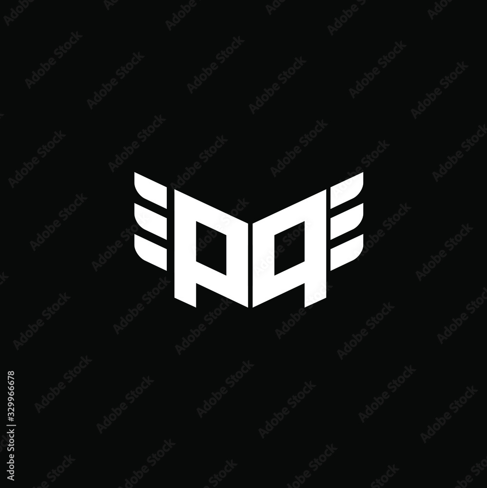 Initial aa wing shield logo icon design vector Initial aa wing shield logo icon design vector